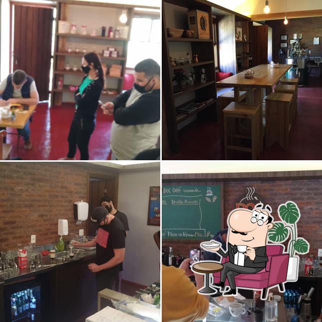 O interior do D.O.C Café