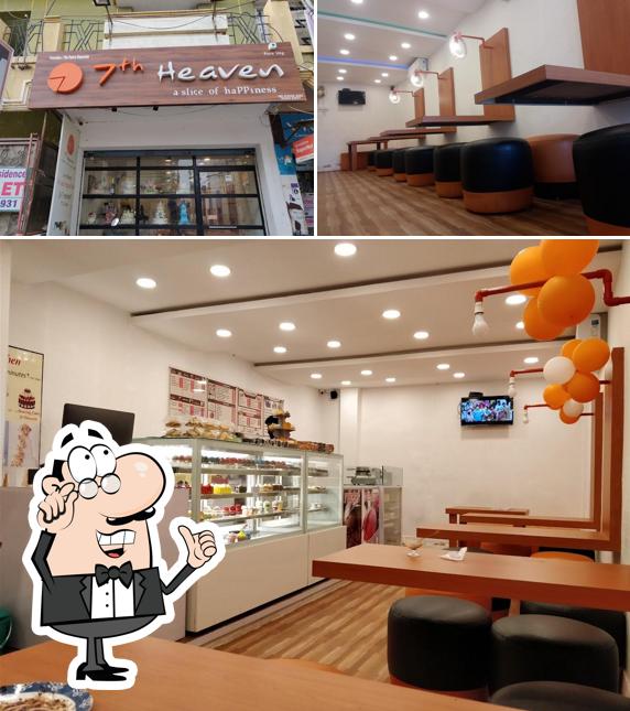 The interior of Seven Heaven Cakes Hosur