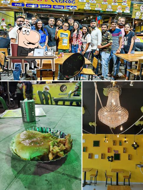 The interior of Shree Raj Khawsa, Aalupuri & Restaurants