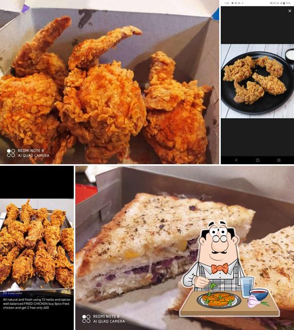 Chicken wings at AMAL FRIED CHICKEN AND WRAP