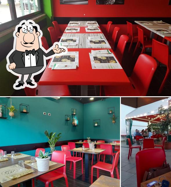 Gli interni di Sporchi di Farina