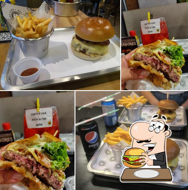 Delicie-se com um hambúrguer no Raze Burger