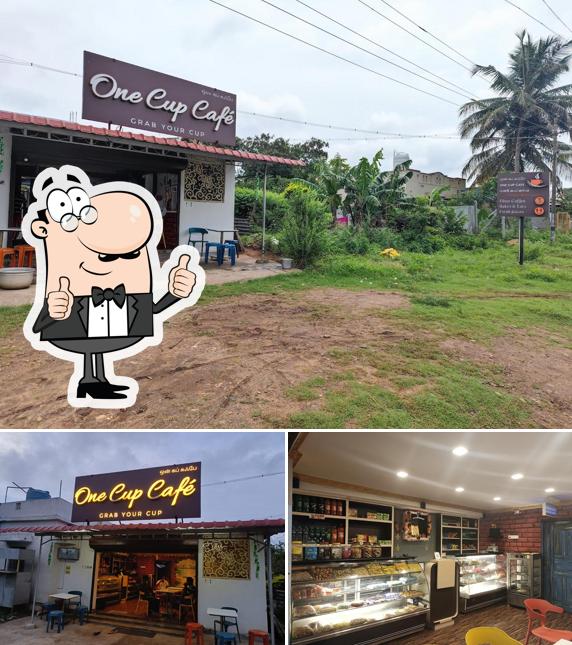 Here's a picture of ONE CUP CAFE