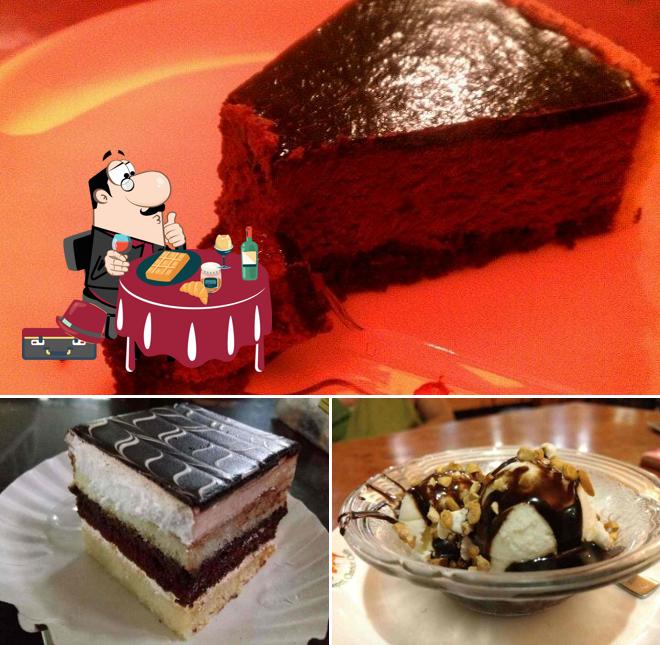 Don’t forget to order a dessert at Sweet Chariot Cafe