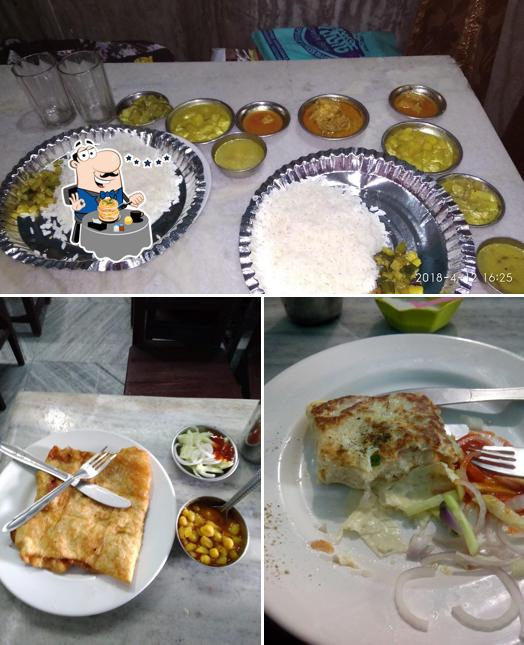 Food at Banerjee Cabin