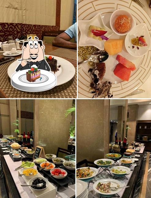 Chocolate cake at Oasis - Radisson Blu