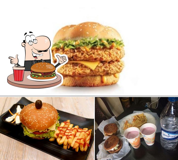 Get a burger at The Lands End Cafe