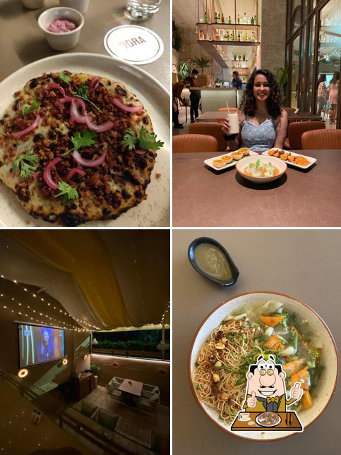 Get pizza at QORA - Cocktail Bar & Kitchen