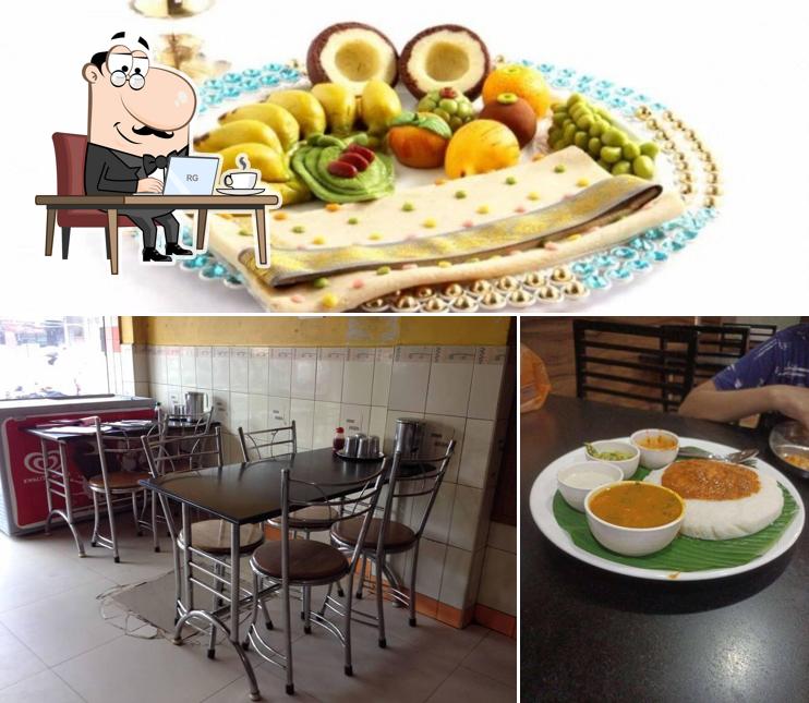 The interior of Nandhiniee Sweets