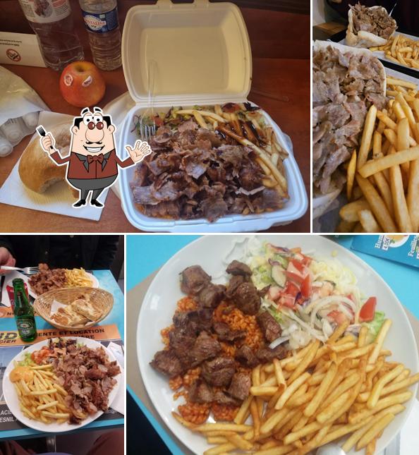 Sandwich de porc effiloché à KEBAB du MESNIL