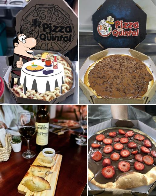 Prato de queijo em Pizzas no Quintal