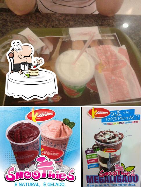 Mini Kalzone Canoas Shopping oferece uma seleção de pratos doces