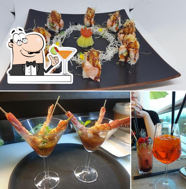 La bevanda e cibo del ristorante