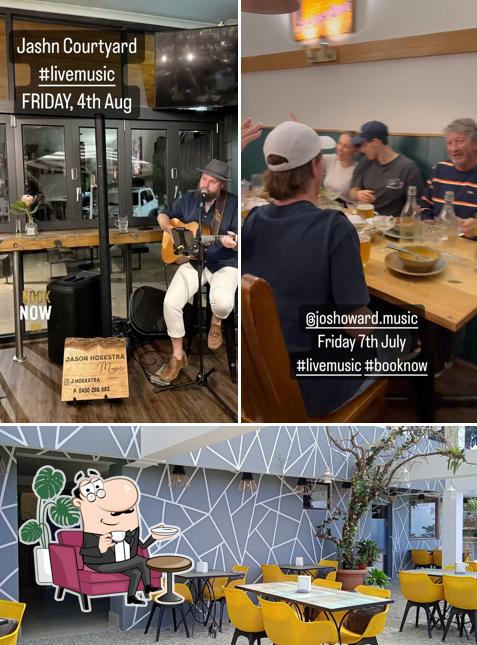 Check out how Aam's Courtyard looks inside