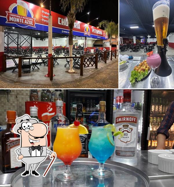 O exterior do Choperia e Petiscaria Monte Azul