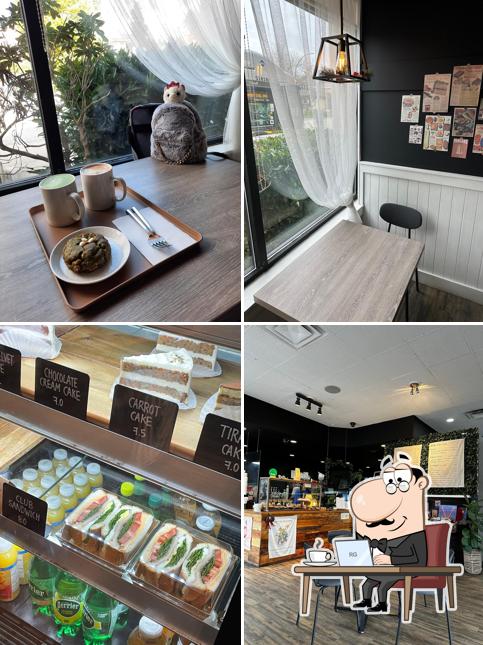 Installez-vous à l'une des tables de Cafe Rosen