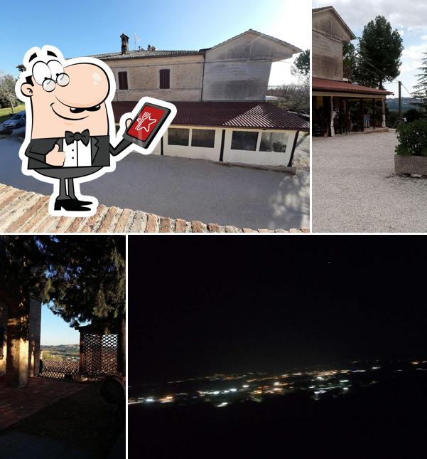 Goditi la vista dagli esterni di Agriturismo I Valeriani