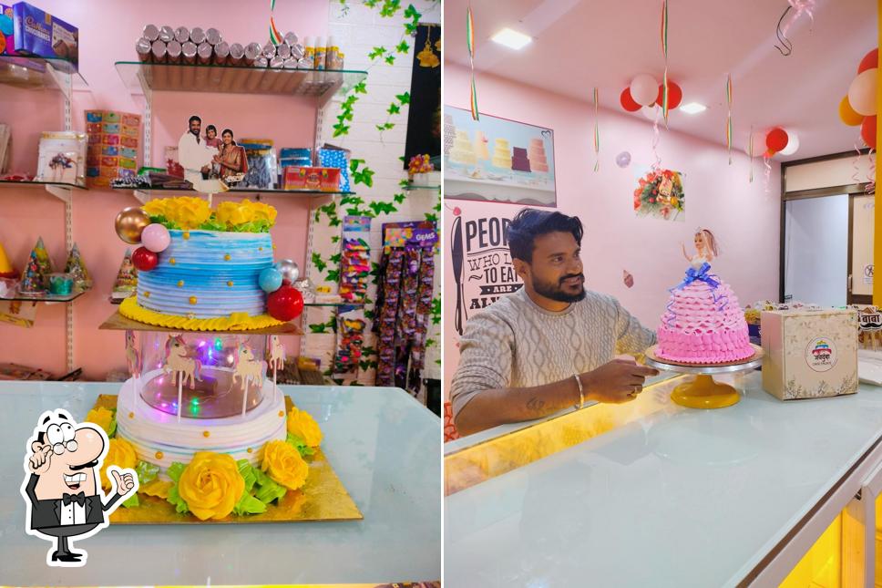 Check out how Jagdamba Cake Palace Mehkar Maharastra looks inside