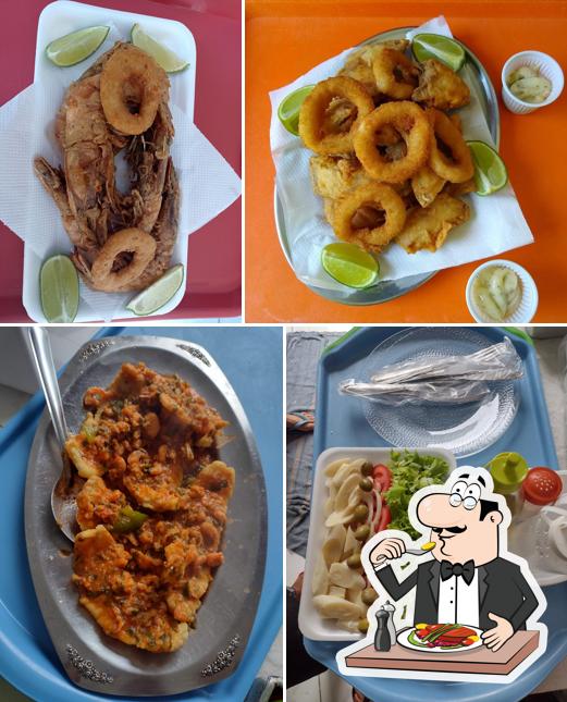 Sanduíche de carne de porco desfiada em Quiosque Vitória