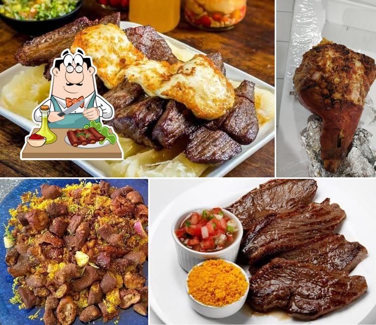 Experimente refeições de carne no BAR E RESTAURANTE DO HELIO