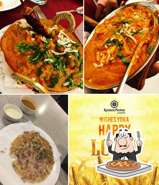 Get pizza at Kailash Parbat Hotel