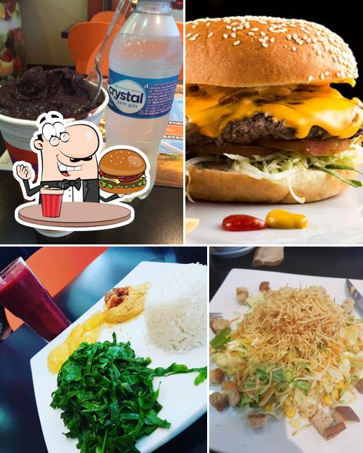 Hambúrguer em Boomerang Mix