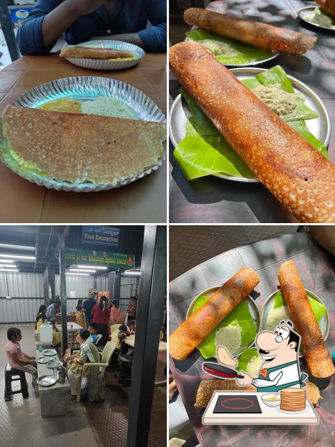 Pancakes at Davanagere benne dose and idli KOTTURESHWARA