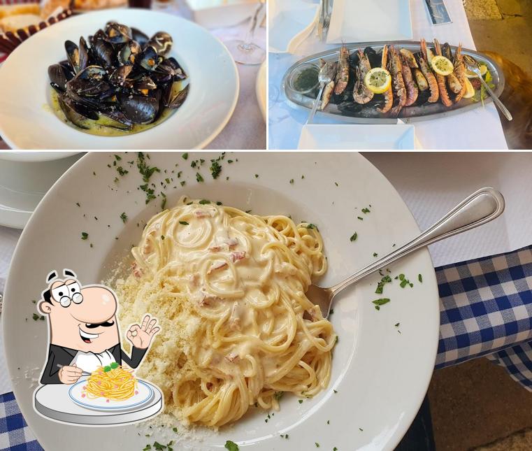 Spaghetti alla carbonara al Pizzeria Napoli