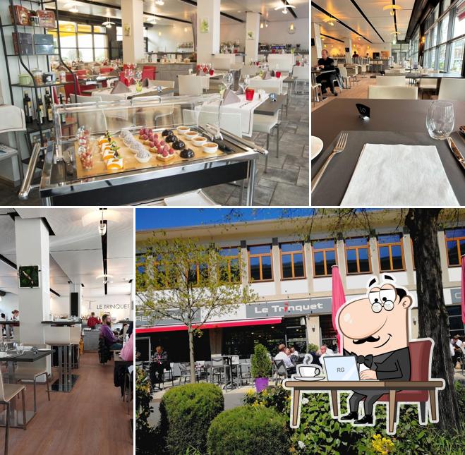 Siediti a un tavolo di Restaurant Le Trinquet