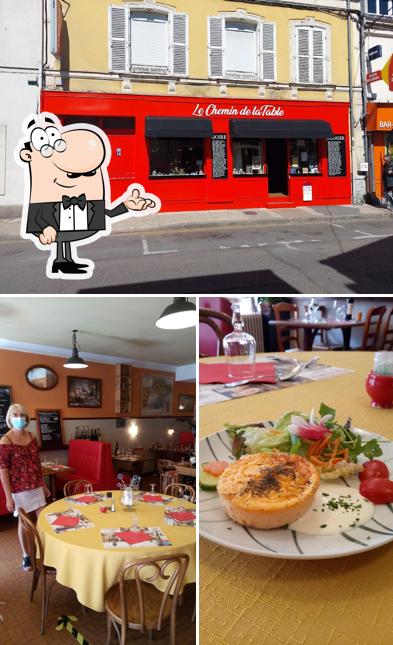 Installez-vous à l'une des tables de Restaurant Le Chemin de la Table