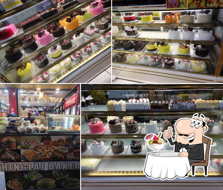 Hinglaj Bakery serves a number of sweet dishes