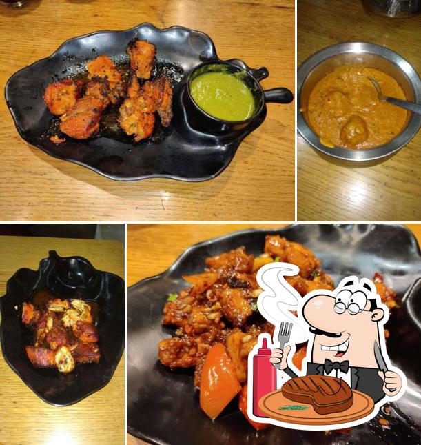 Get meat meals from the menu