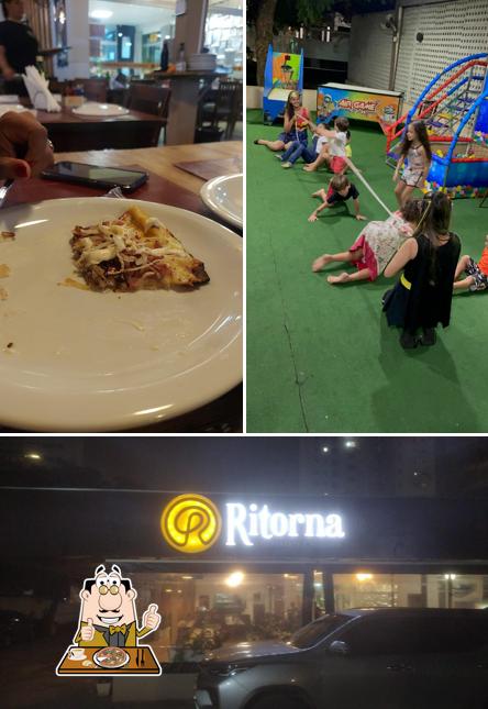 Peça pizza no Ritorna Restaurante e Pizzaria