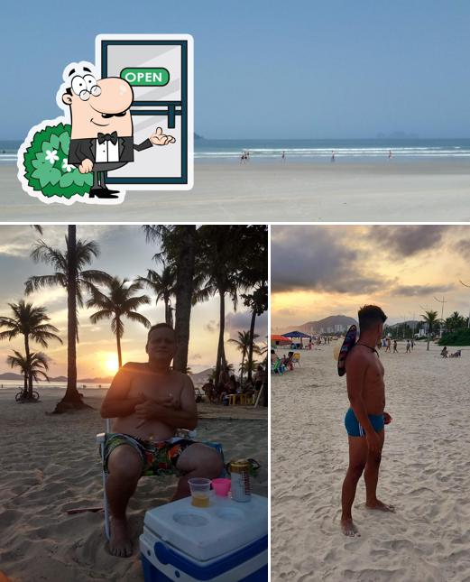 Veja imagens do exterior do Quiosque korda do Mar