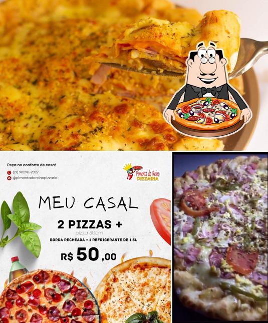 Peça pizza no Pimenta do reino pizzaria