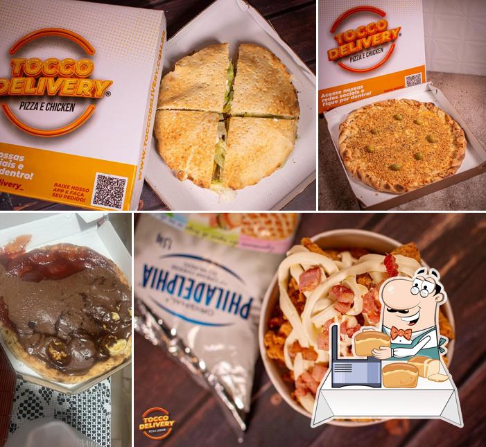 Pão-com-alho em Tocco Pizza Chicken - Santos Pizzaria Frango no Balde Beirute Porções