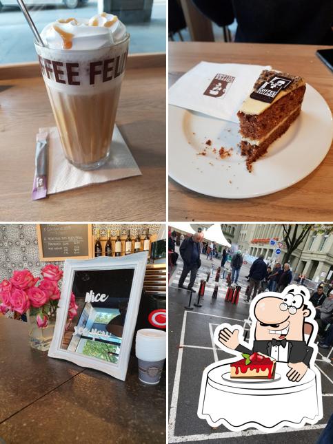 Coffee Fellows - Kaffee, Bagels, Frühstück propone un'ampia gamma di dessert