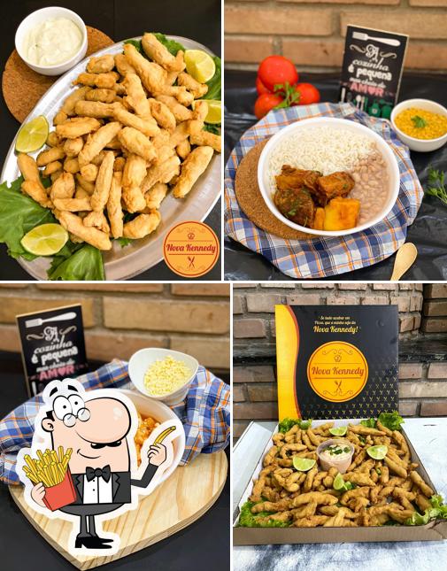 Prove batatas fritas no Restaurante Nova Kennedy