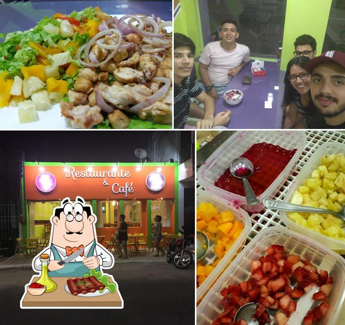 Escolha refeições de carne no Açaí com Chocolate Restaurante & Café