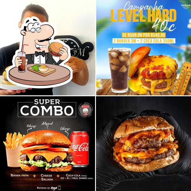 Consiga um hambúrguer no Burguer 3M - hamburgueria em cotia