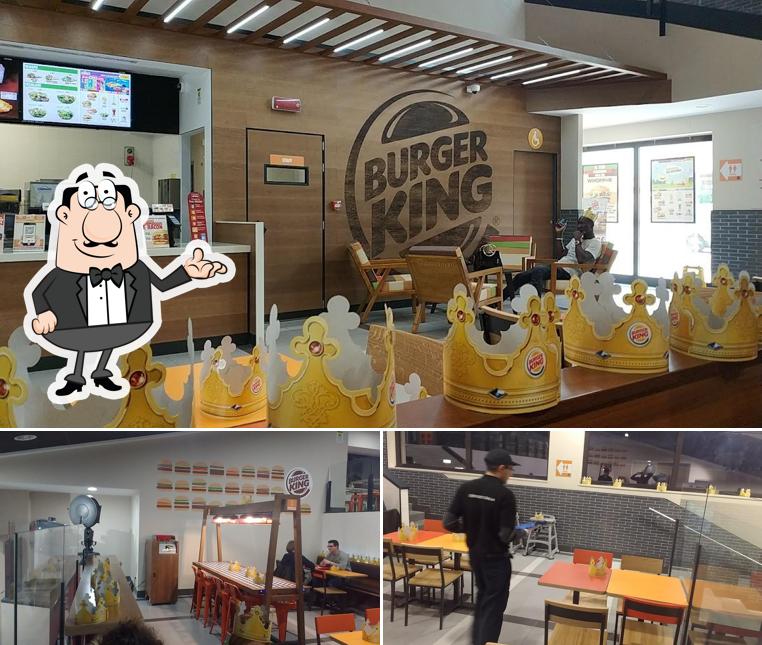 Dai un'occhiata agli interni di Burger King