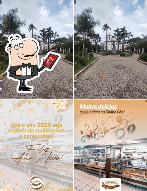 Veja imagens do exterior do Padaria e Confeitaria Divino Pão