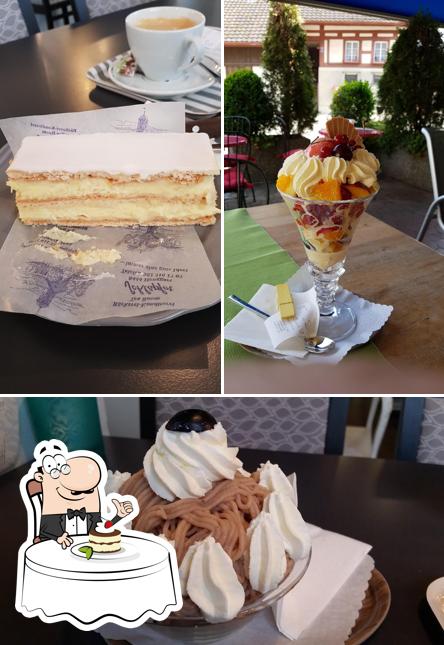 Bakery Franziska Schläpfer propone un'ampia selezione di dessert