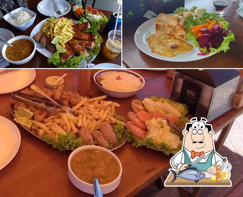 Salmão grelhado em Tá na Onda