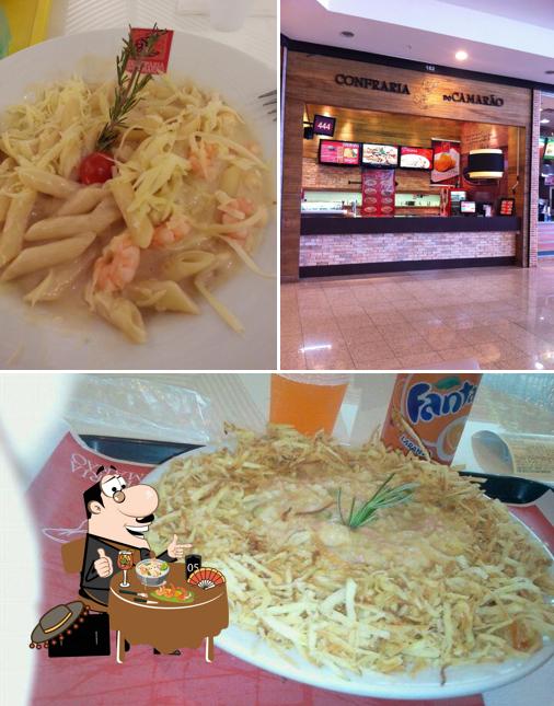 Platos en Confraria do Camarão