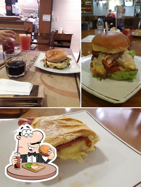 Peça um hambúrguer no Padaria Cerro Azul - Restaurante, Confeitaria e Panificadora