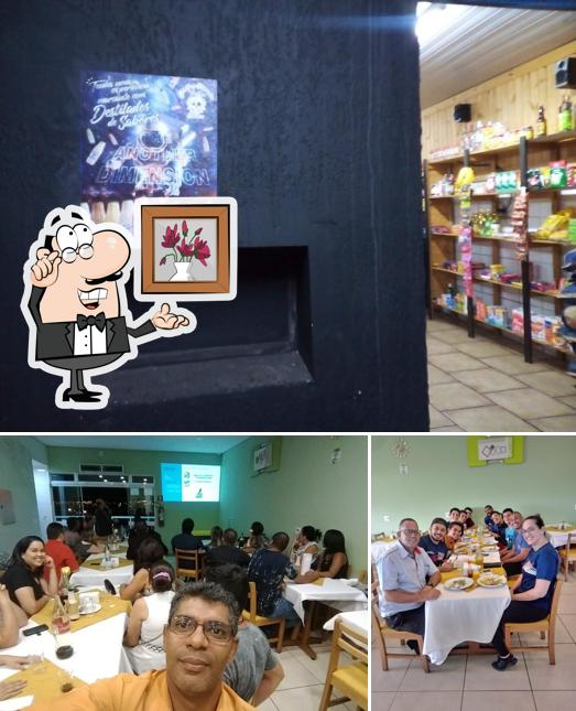 O interior do Doce Limão - Padaria, Restaurante, Rotisserie e Marmitaria