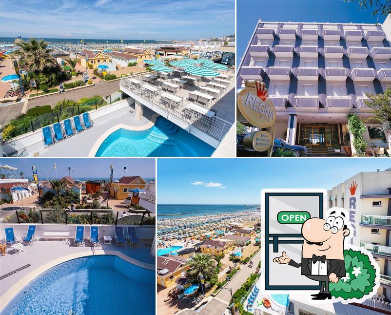 Goditi la vista dagli esterni di Hotel Regina