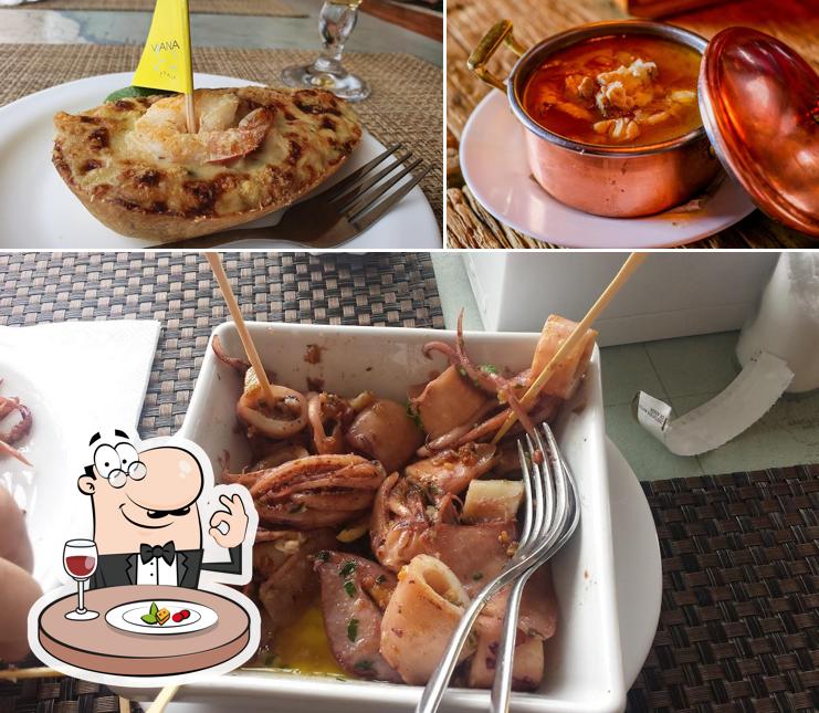 Platos en Restaurante Viana