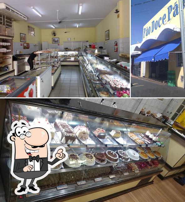 O interior do Panificadora e Confeitaria Pão Doce Pão